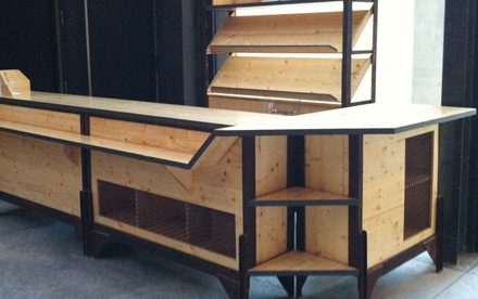 fondation du camp des miles - Aix en Provence création et réalisation - mobilier fer rouillé - bois - muséographie