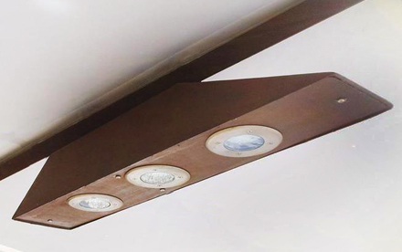 Luminaires made in france - création - design - pièce unique - sur mesure - inox - verre