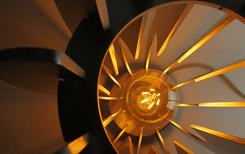 SPIRE N°1 - Lampe inox designer - sphere edison led